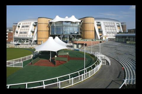 Aluminium standing seam tapered panels are a popular choice for roofs and walls. The Kalzip XT system has been used at Aintree racecourse and was installed by Lakesmere